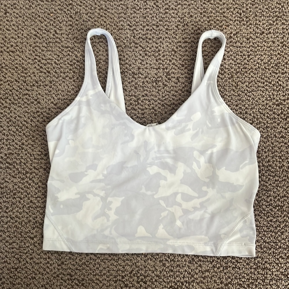 lululemon athletica White Camo Top